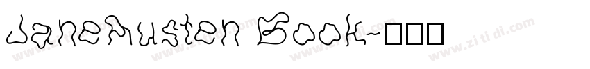 JaneAusten Book字体转换